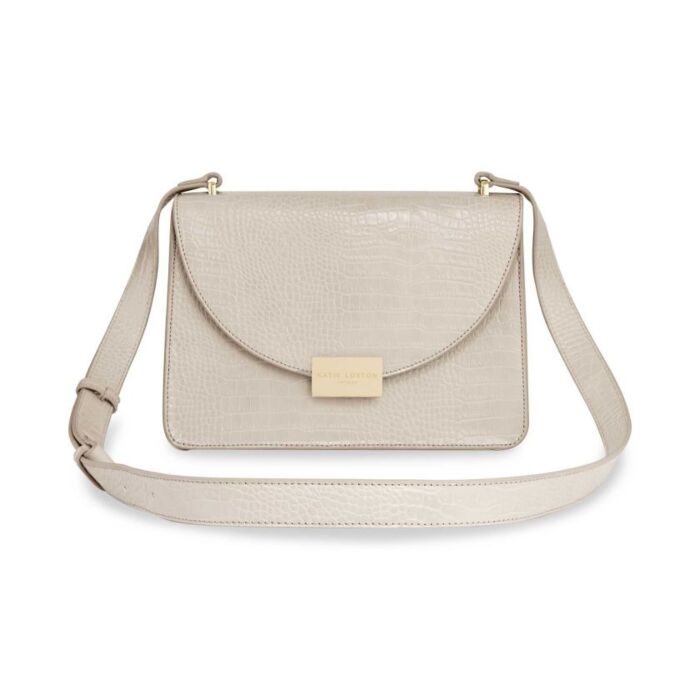 Katie Loxton Celine Croc Crossbody Bag | Oyster-7